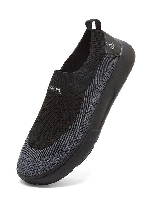 LEDGE Black Men's Walking Shoes