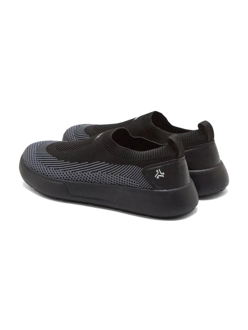 LEDGE Black Men's Walking Shoes