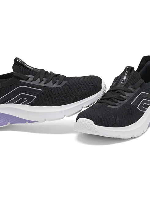 LENON Black Women's Walking Shoes