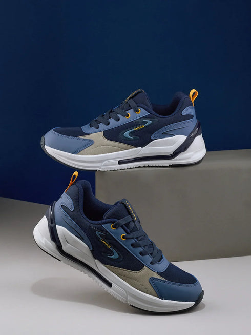 LEVEL Navy Men's Sneakers