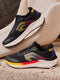 LEXRO Black Men's Running Shoes