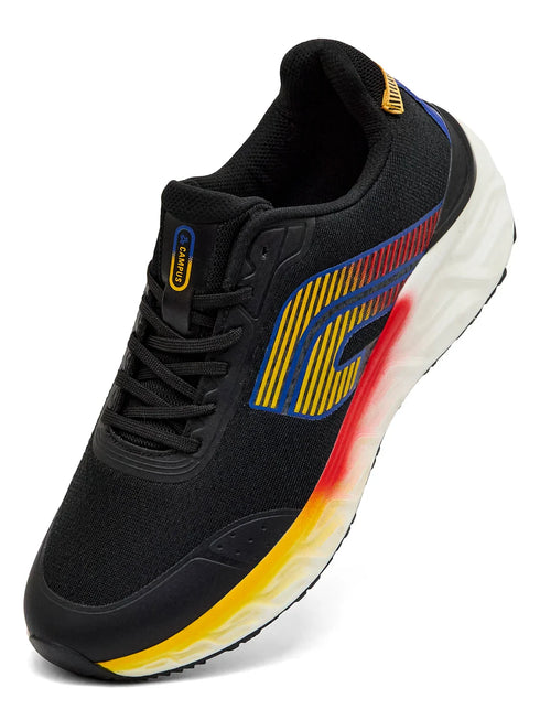 LEXRO Black Men's Running Shoes