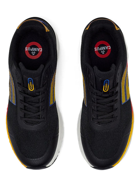 LEXRO Black Men's Running Shoes