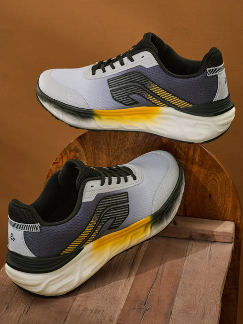 LEXRO Grey Men's Running Shoes