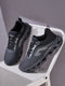 LOOPD Black Men's Running Shoes