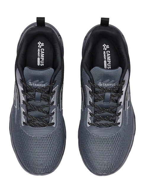 LOOPD Black Men's Running Shoes