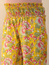 Mustard Pure Cotton Floral Printed A-line Maternity Kurta Pant Set