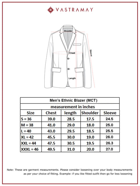 Men's Wine Velvet Blazer