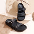 Women's Double Buckle Slide Comfort Sandals