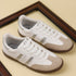 Women's Retro Stripe Canvas Lace-Up Lifestyle Sneaker