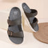 Women's Double Buckle Slide Comfort Sandals