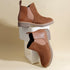 Women's Solid Suede Slip-On Chelsea Boots