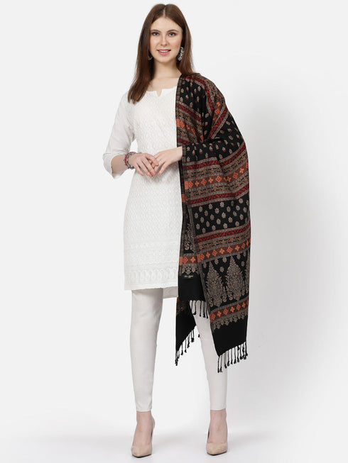 Women's Jamawar Acrylic Stole