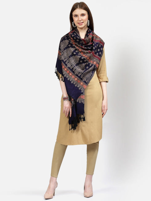 Women's Jamawar Acrylic Stole