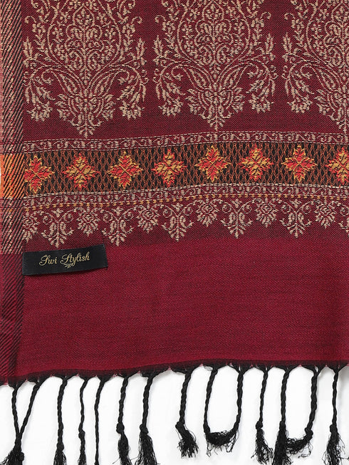 Women's Jamawar Acrylic Stole