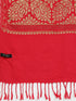 Women's Aari Embroidery and Stone Work Wool Shawl