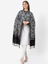 Women's Aari Embroidery and Stone Work Wool Shawl