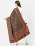 Women's Paisley Jamawar Acrylic Wool Shawl