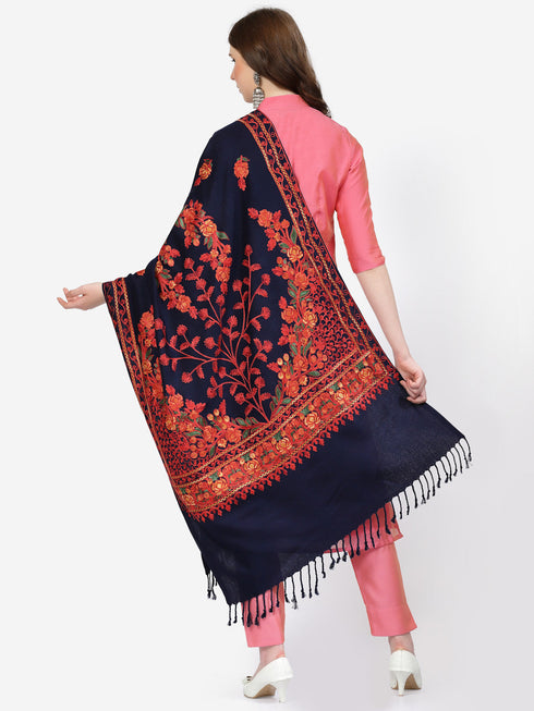 Women's Aari Embroidered Stole
