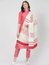 Women's White Pure Cotton Wool Shawl