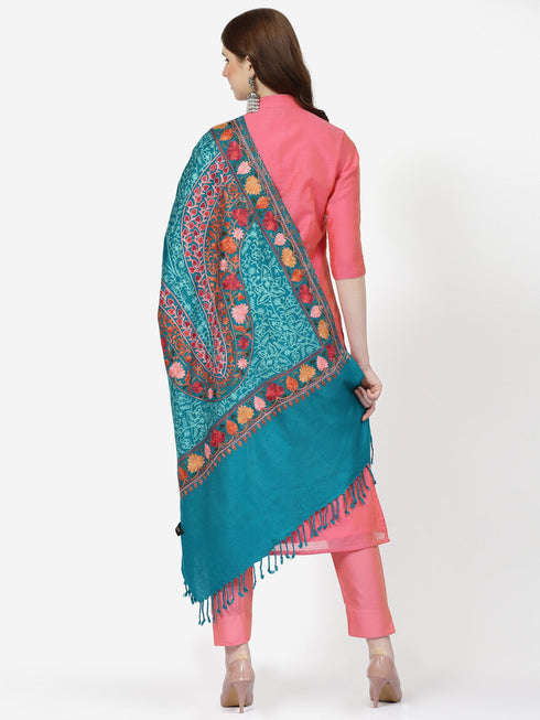 Women's Aari Embroidered Stole