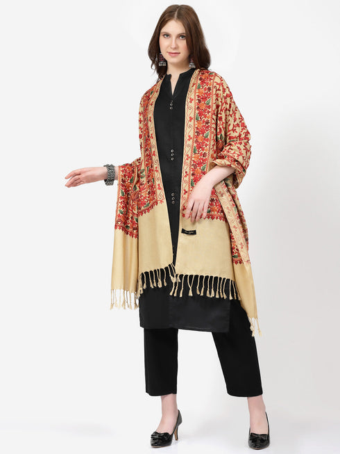 Women's Aari Embroidered Stole