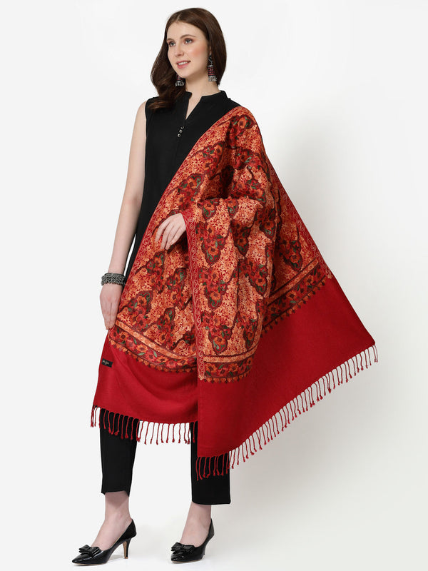 Women's Aari Embroidered Stole