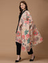 Women's Floral Printed Aari Embroidery Kalamkari Wool Shawl
