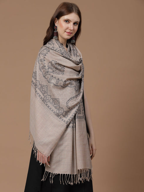 Women's Aari Embroidered Stole