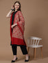 Women's Silky Golden Aari Embroidery Wool Shawl