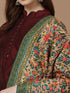 Women's Aari Embroidery Wool Shawl