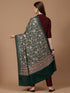 Women's Aari Embroidery Wool Shawl