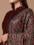 Women's Aari Embroidered Paisley Stole