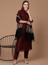 Women's Aari Embroidered Stole