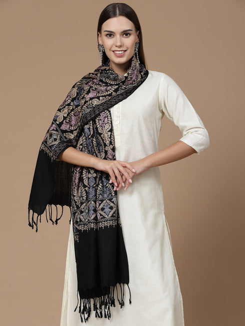 Women's Aari Embroidered Stole