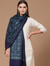 Women's Silky Aari Embroidery Wool Shawl