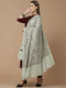 Women's Aari Embroidery Wool Shawl