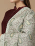 Women's Aari Embroidery Wool Shawl