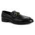 Men's Smooth Finish Slip-On Loafers with Buckle Detail