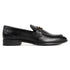 Men's Smooth Finish Slip-On Loafers with Buckle Detail