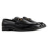 Men's Smooth Finish Slip-On Loafers with Buckle Detail