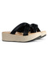 Women's Knot Detail Wedge Slide Sandals