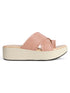Women's Toe-Ring Crisscross Wedge Sandals