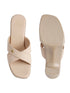 Elegant Crossover Strap Block Heel Sandals