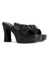 Elegant Crossover Strap Block Heel Sandals