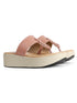 Women's Knot Detail Toe-Post Wedge Sandals