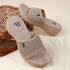 Women's Knitted Single-Band Comfort Wedge Sandal