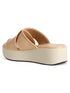 Women's Toe-Ring Crisscross Wedge Sandals