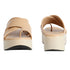 Women's Toe-Ring Crisscross Wedge Sandals