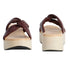 Women's Knot Detail Wedge Slide Sandals